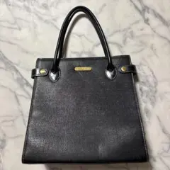 バーバリー レザー ハンドバッグ　ノバチェック裏地 フォーマル