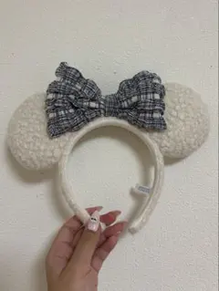 ディズニーツイードカチューシャ