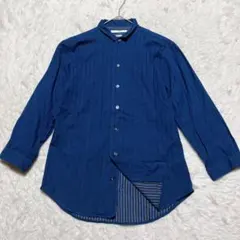 【SHIPS】シップス◇スリムフィット ストライプ 長袖シャツ コットンS