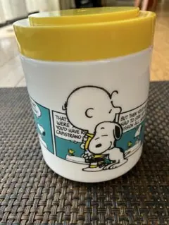 スヌーピー　キャニスター　ブルー　1番くじ　保存容器