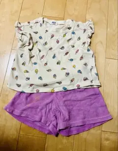 【BREEZE】 パジャマ アイス柄 女の子 100cmのサムネイル