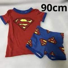 H&M 90cm 92 スーパーヒーロー　セットアップ 上下セット スーパーマンのサムネイル