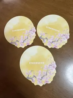 STARBUCKS 桜のコースター 3枚セット