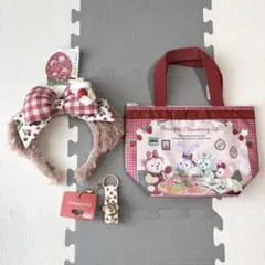 ディズニー＊ハートフェルトストロベリーギフト カチューシャ、ホルダー、バッグ