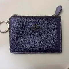 COACH パープル コインケース