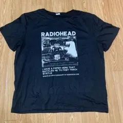 RADIOHEAD プリント Tシャツ XXLサイズ ブラック