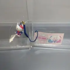 ハローキティ kitty&mimmy キティとミミィ バイク 根付 ストラップ