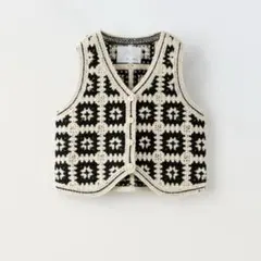 ZARA KIDS クロシェ編みベスト