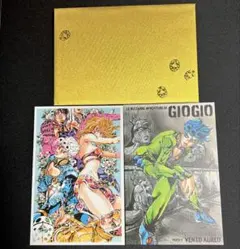 【未使用】ジョジョ展 ポストカードセット5部 黄金の風