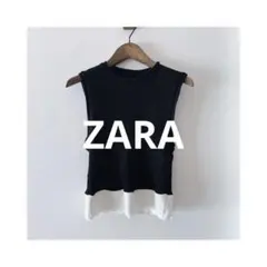 ZARA リブタンクトップ