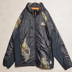 ​【3Mシンサレート】モッシーオーク 迷彩 中綿ジャケット L 総柄 カモフラ