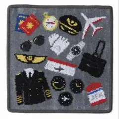 JAL 日本航空 3月 機内販売限定 完売品 フェイラー ハンカチ パイロット