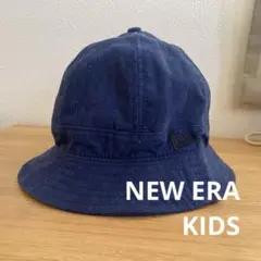 ニューエラ　ハット　秋冬　ネイビー　キッズ