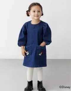 petit main デニムワンピース 90cm