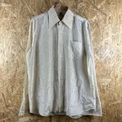 長袖 テーラードシャツ メンズ Lサイズ 古着 平成 y2k 激安 ファッション