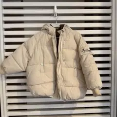 プティマイン キルティングダウンコート ベージュ