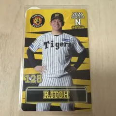 阪神タイガース　伊藤稜　オンサイトカード