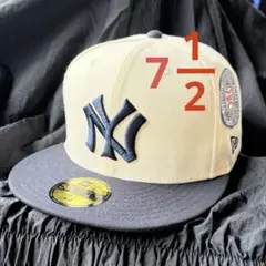 【新品】【公式完売品】ヤンキース59FIFTY 2トーン ワインコルク