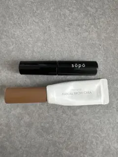 眉カラーマスカラ ロムアンド sopo 2本セット