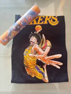 【非売品】Lakers × ワンピース コラボTシャツ & ポスター Lサイズ