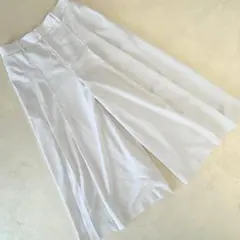 ミッシェルクラン ガウチョパンツ ライトグレー レディース ボトムス L