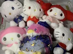 【新品未使用・6体セット】サンリオ BIGぬいぐるみキティ マイメロ
