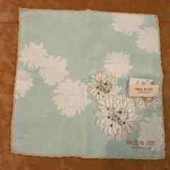 PAUL & JOE 花柄刺繍 ハンカチ