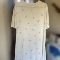 gelato pique 動物柄 ルームウェア ワンサイズ　半袖ワンピース