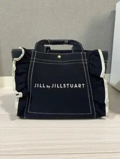JILL by JILLSTUART フリルトートバッグ ブラック