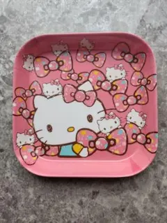 【ラスト1】メラミン皿 キティ