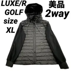 LUXE/R GOLF 2WAY コンビネーションダウン フードジャケットXL