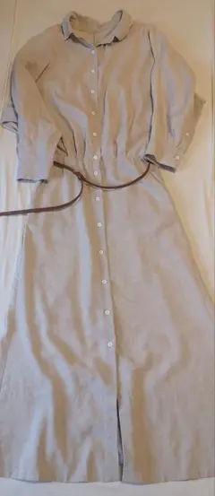 plageシャツワンピース