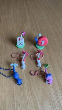 ピクミン　グッズ　キーホルダー　フィギュア　6点