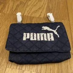 PUMA ネイビーキルティング移動ポケット