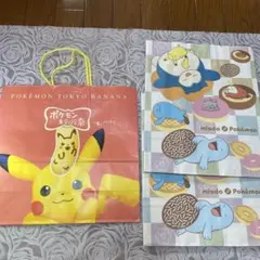 ポケモン東京ばな奈 ミスタードーナツ ショップ袋　お菓子なしのサムネイル