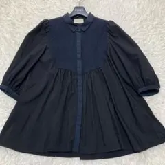 専用✨UNITEDARROWS エアリードットジャガード ベスト ジレ 紺色