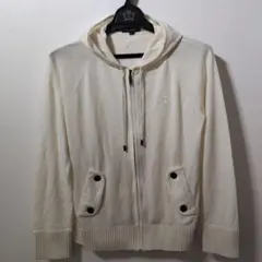 【新品タグ付】バーバリーロンドン ニットパーカー 2（M）三陽商会 ホースロゴ