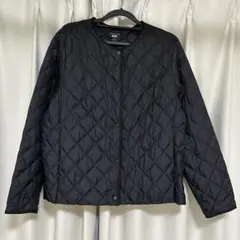 ユニクロ　ウォームパデットキルティングジャケット　XL ブラック