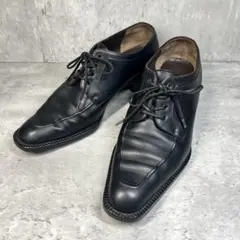 バリー　BALLY 24.5cm Uチップレザーシューズ 本革　ブラックのサムネイル