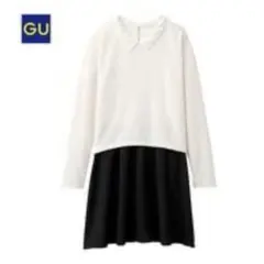 【未使用品】GU フレアツインワンピース トップスとノースリーブワンピースセット
