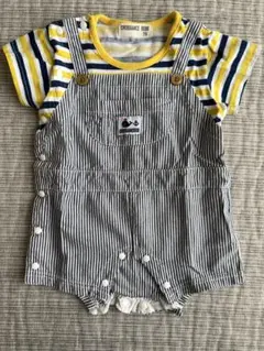 ストライプ柄プレオール　半袖