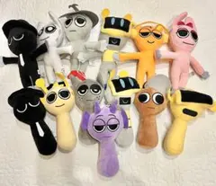 スプランキー ぬいぐるみ 紐付き sprunki リズムゲーム　セット売り