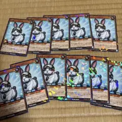 レスキューラビット 11枚 最強ジャンプ 12月号付録 遊戯王ラッシュデュエル