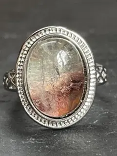 ガーデンクォーツ　リング　真鍮　№12