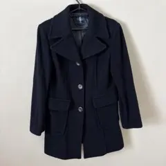 trend club ネイビー　ウール　ジャケット　コート