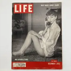 オードリーヘップバーン（表紙） LIFE誌　ビンテージ　1953年　208ページ オードリーヘップバーン（表紙） LIFE誌 ビンテージ 1953年 208ページ
