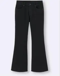 GU スリムフレアジーンズ XL 黒のサムネイル