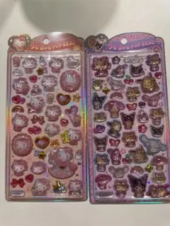 あ*ぇ様 【正規品】サンリオ うるちゅるポップシール ハローキティ、日焼けサンリ
