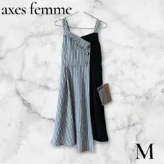 axes femmeバイカラーアシメワンピース　Mのサムネイル