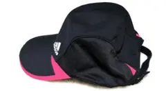 adidas メッシュキャップ 黒/ピンク